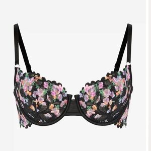 SAVAGE X FENTY 38B FLORAL LACE UNLINED BALCONETTE BRA